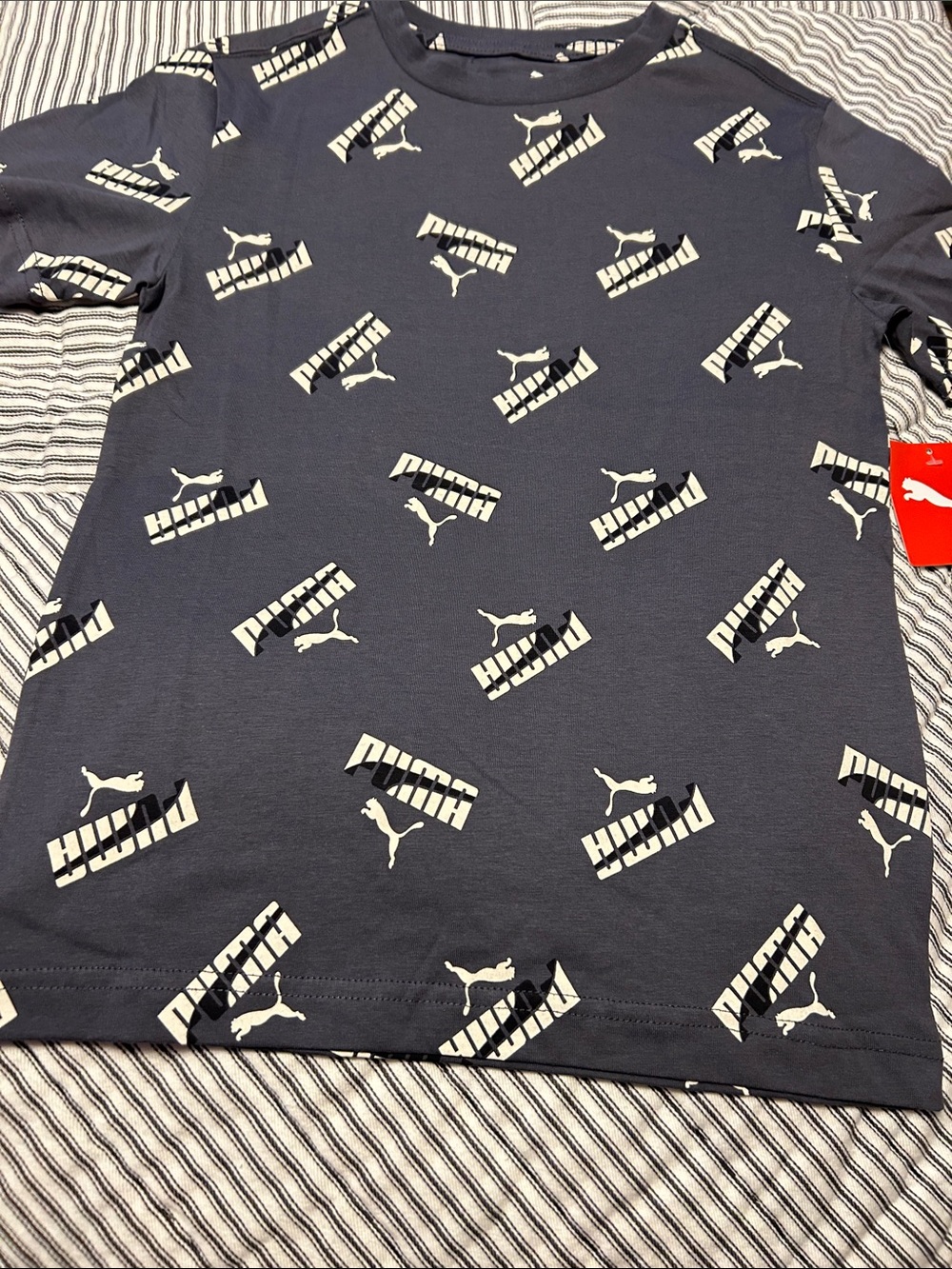 Puma Short Sleeve Logo Print Tee